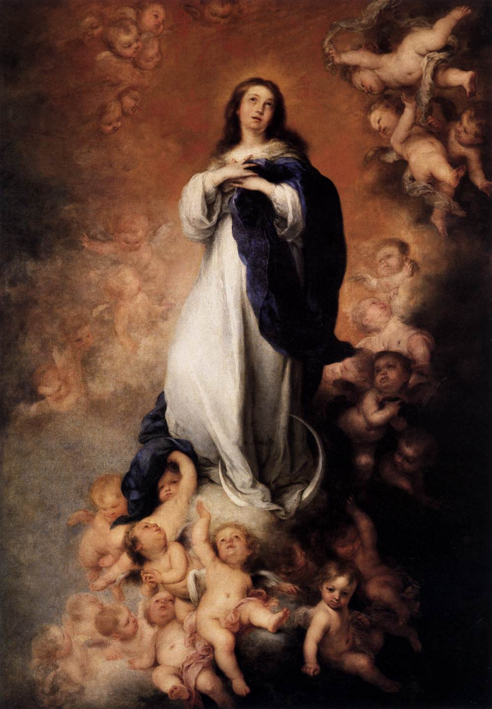 Immaculate Conception by MURILLO, Bartolomé Esteban