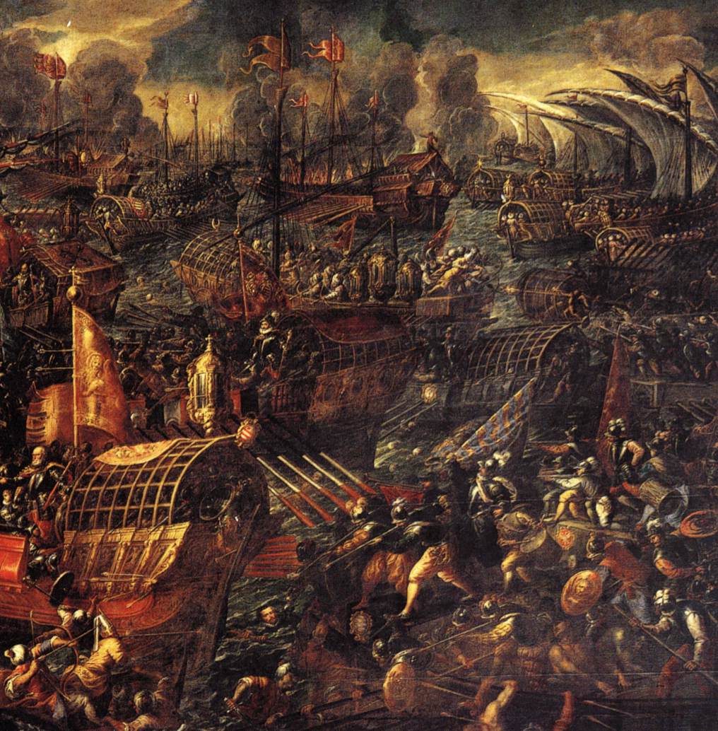 Battle of Lepanto (detail) by VICENTINO, Andrea