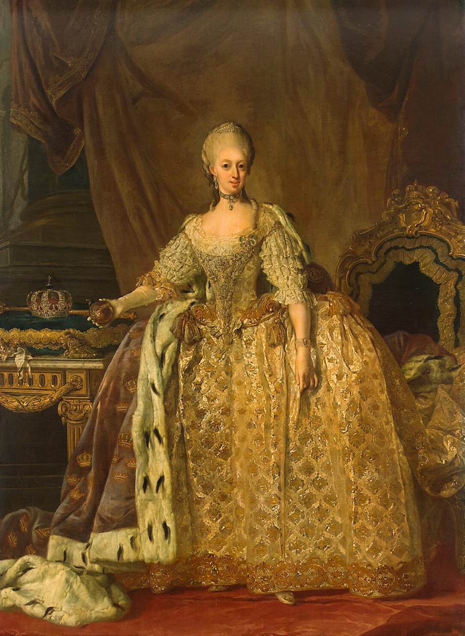 Portrait of Queen Sophie-Magdalene by