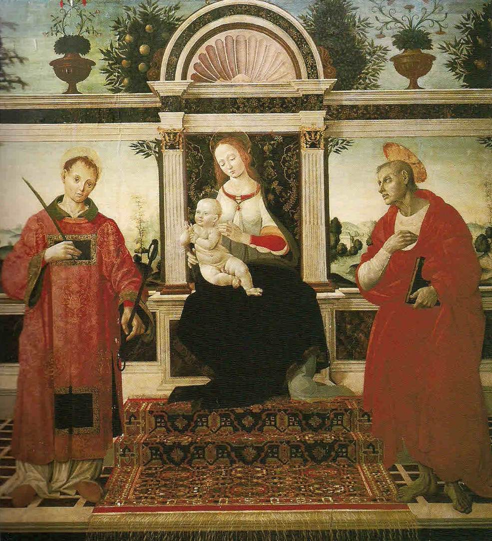 Madonna Enthroned with Saints by BERNARDINO DEL SIGNORACCIO