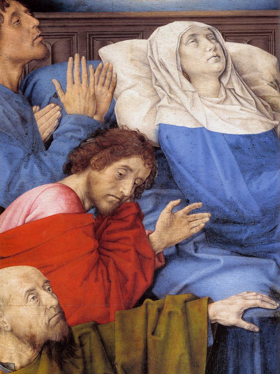 The Death of the Virgin (detail) by GOES, Hugo van der