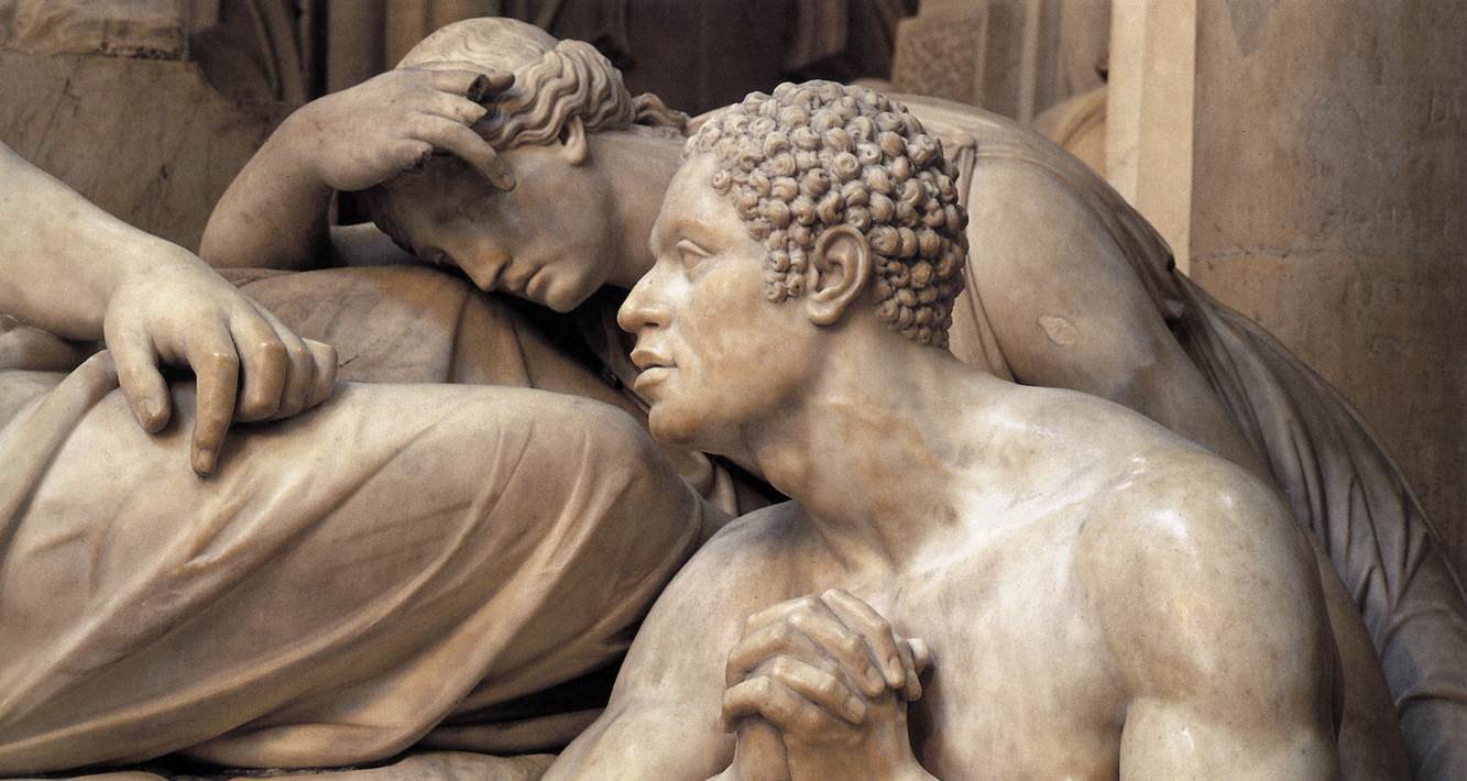 Monument to Charles James Fox (detail) by