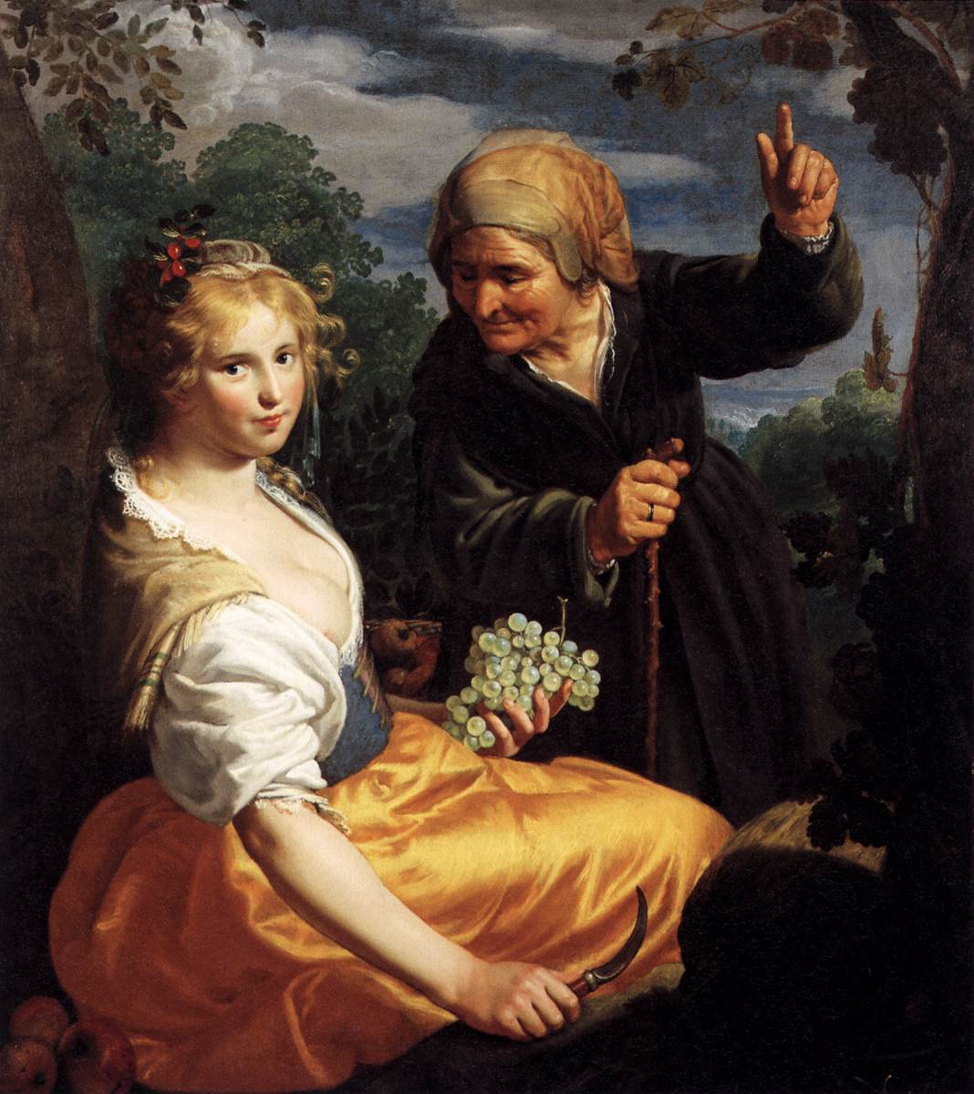 Vertumnus and Pomona by MOREELSE, Paulus