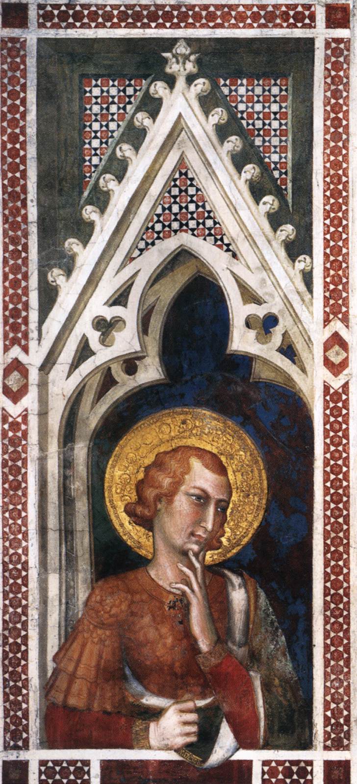 Half-length Figure of a Saint by SIMONE MARTINI