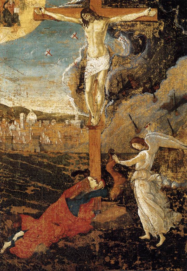 Crucifixion by BOTTICELLI, Sandro