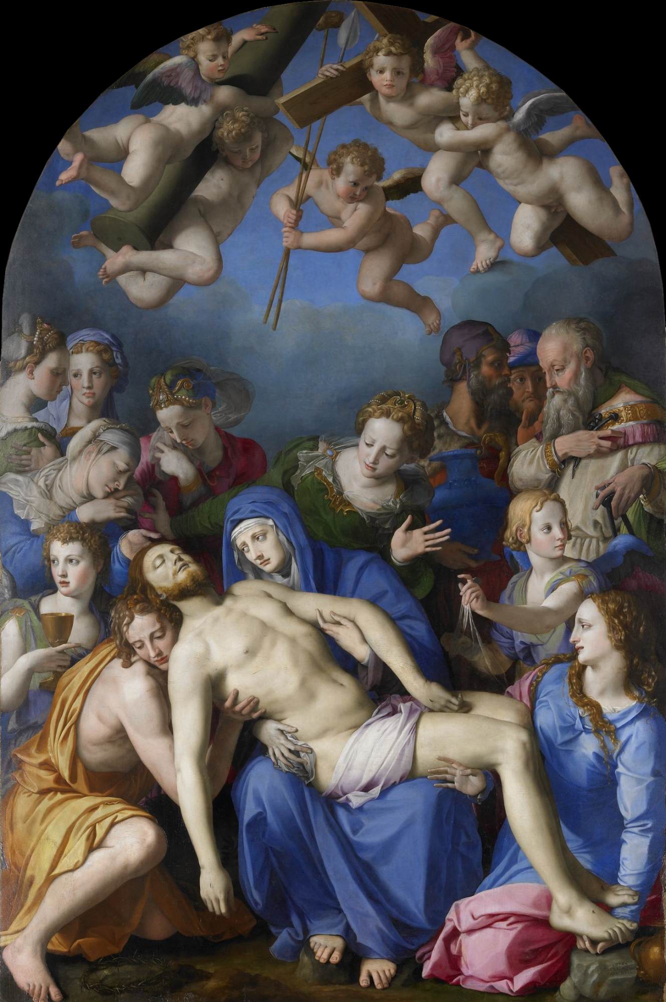 Deposition of Christ by BRONZINO, Agnolo