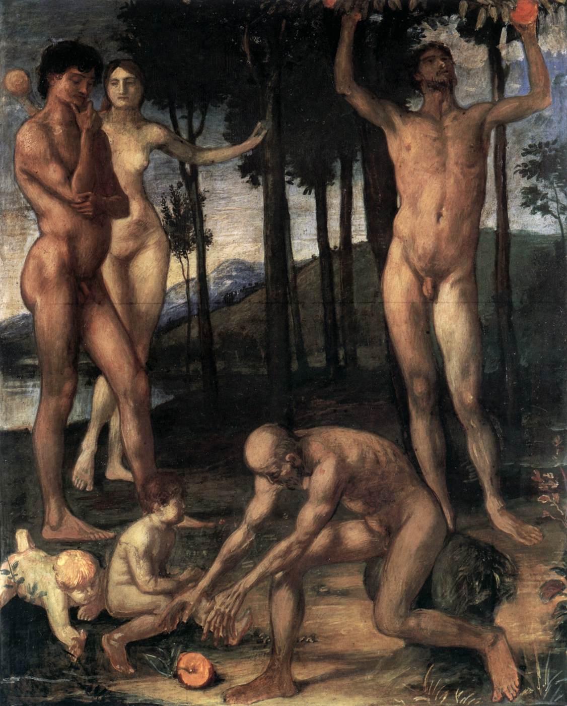 Das Orangenbild (The Four Ages of Man) by MARÉES, Hans von