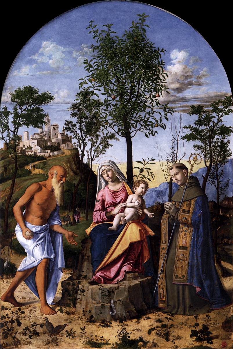 Madonna of the Orange Tree by CIMA da Conegliano