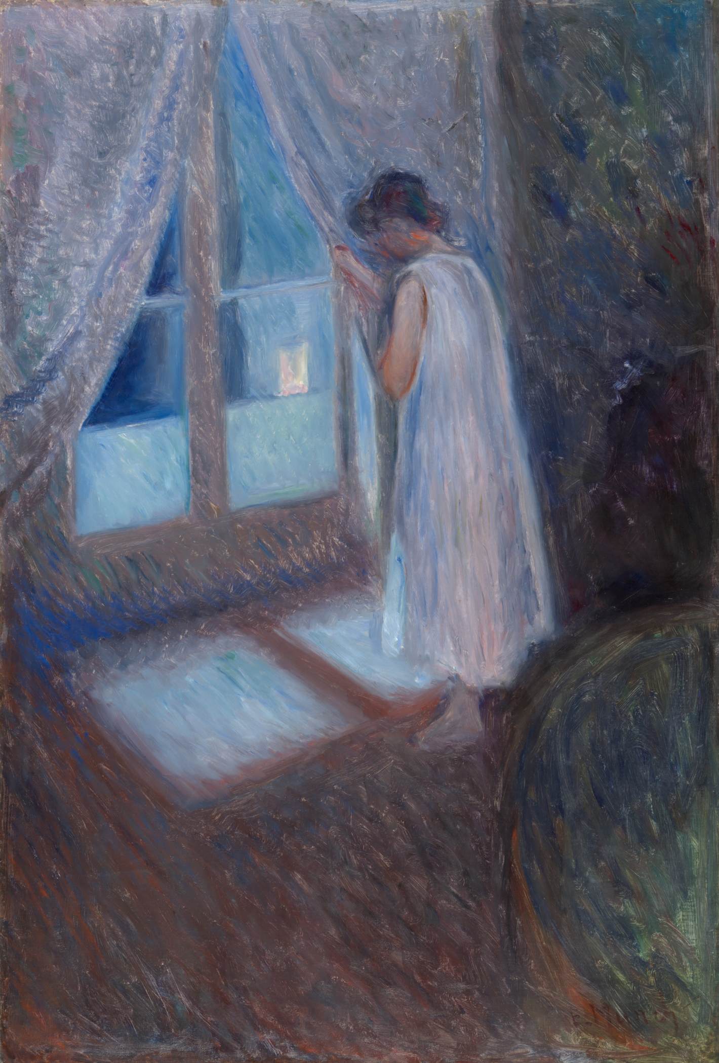 The Girl by the Window by MUNCH, Edvard