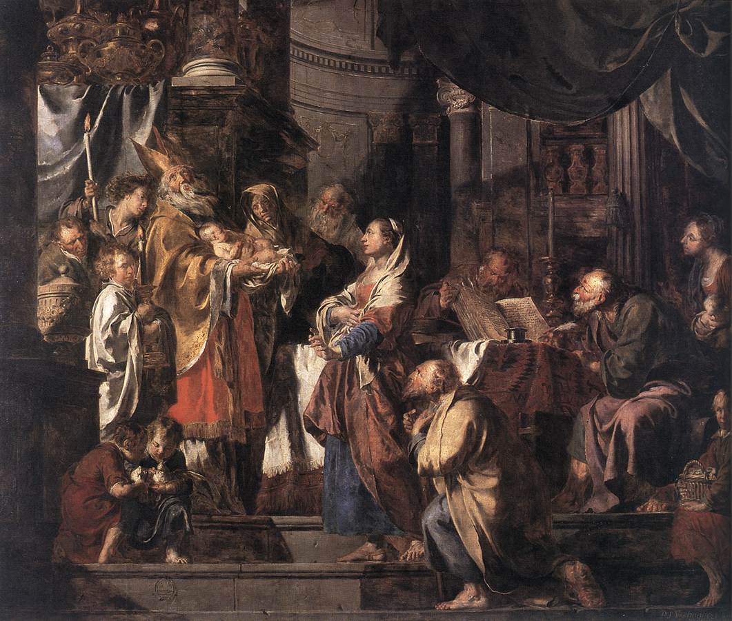 The Presentation in the Temple by VERHAGHEN, Pieter Jozef