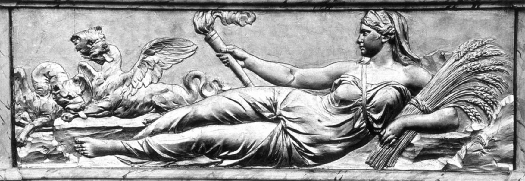 Bas-relief by PAJOU, Augustin