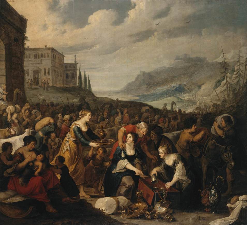 The Israelites after Crossing the Red Sea by JORDAENS, Hans III