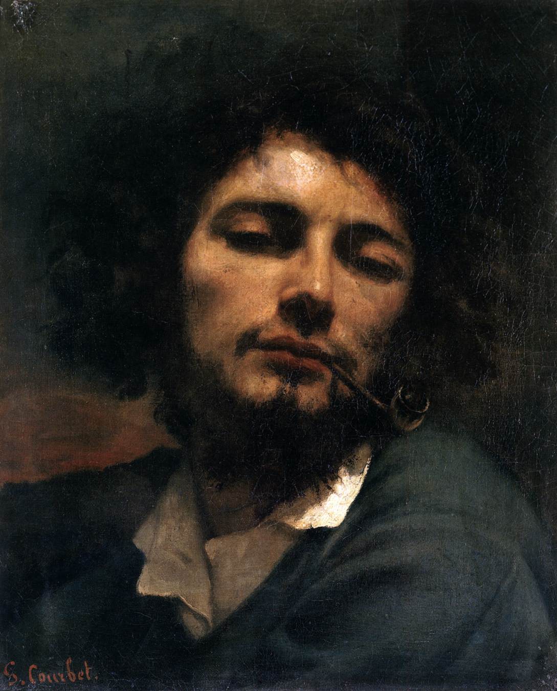 Self-Portrait (Man with Pipe) by