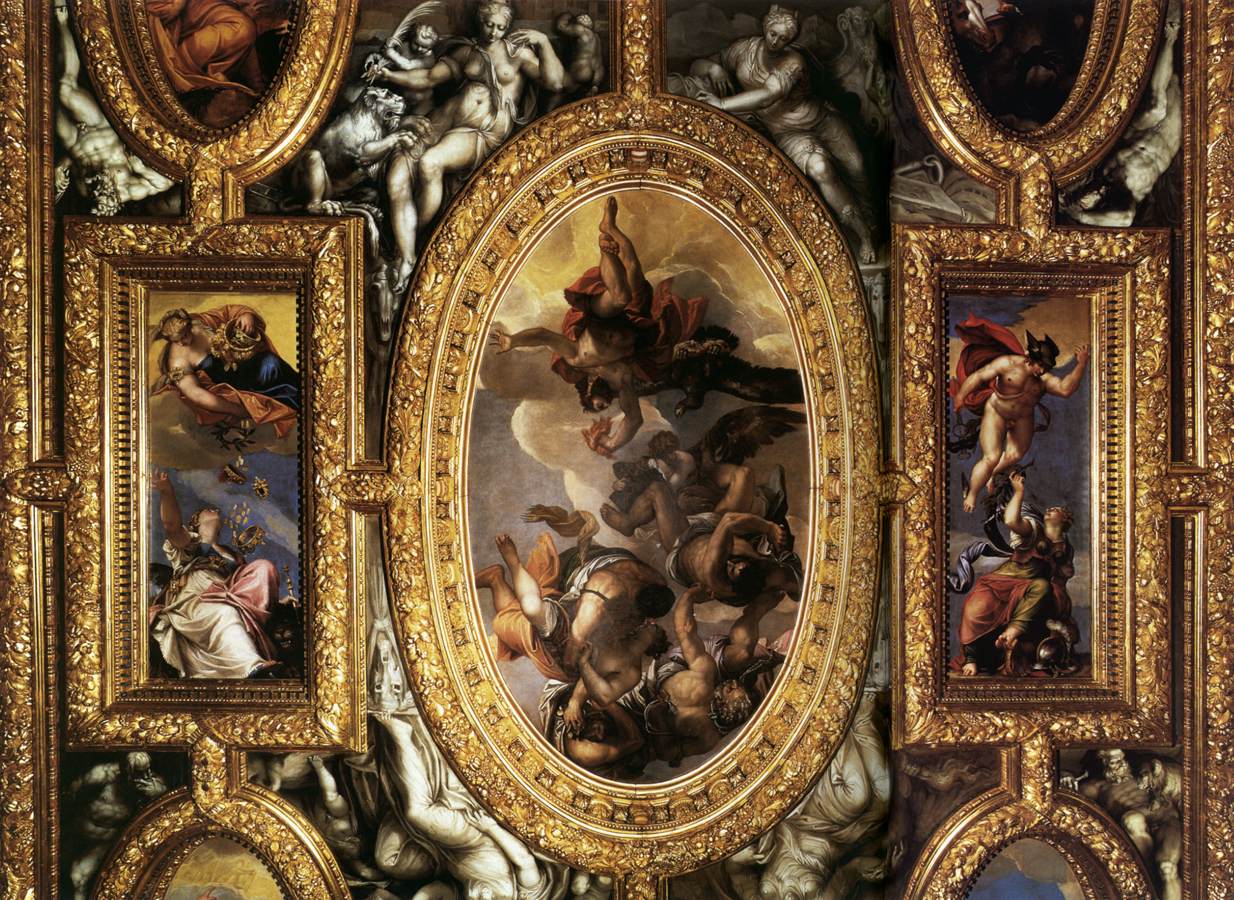 Ceiling decoration (detail) by VERONESE, Paolo