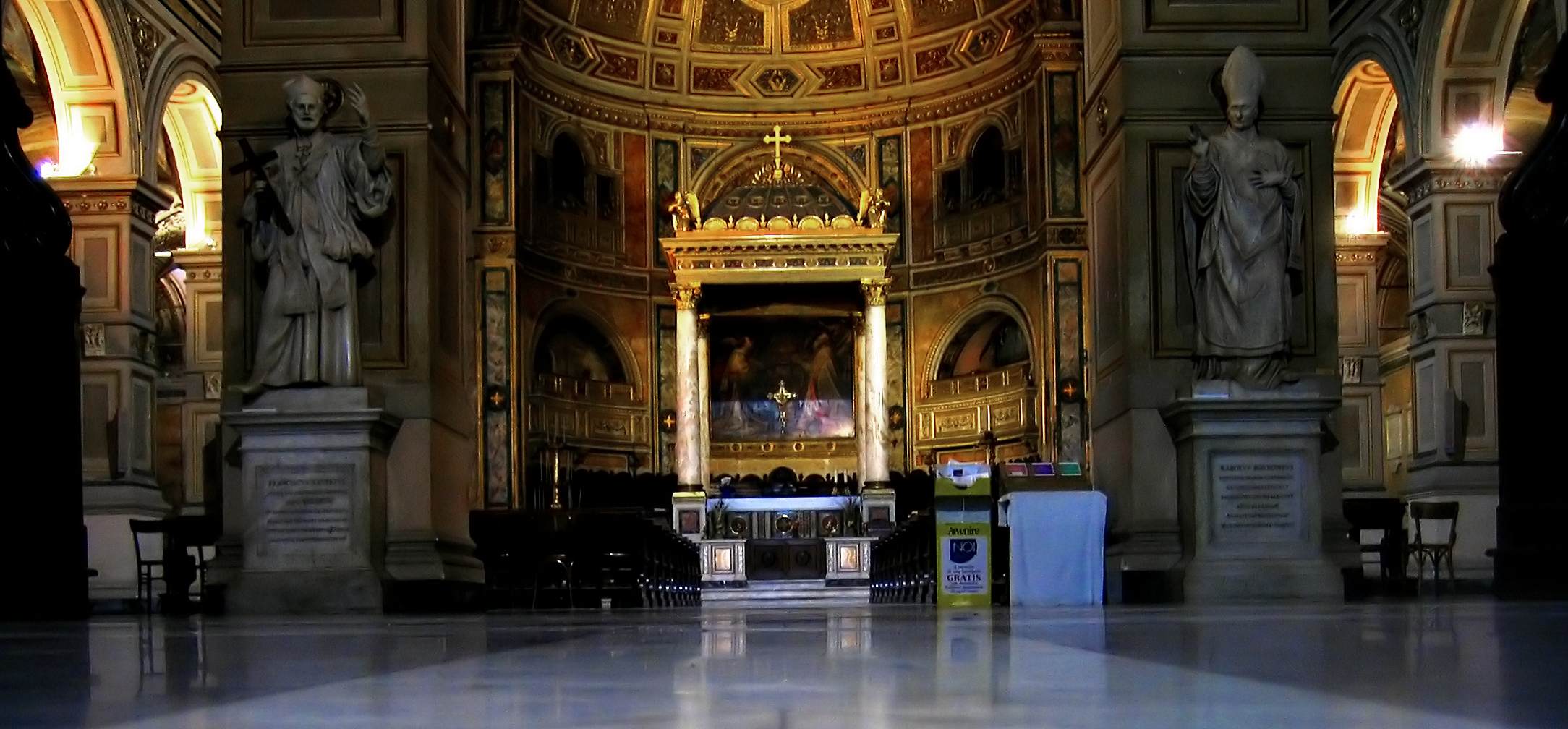 Sts Francis Xavier and Carlo Borromeo by MADERNO, Stefano