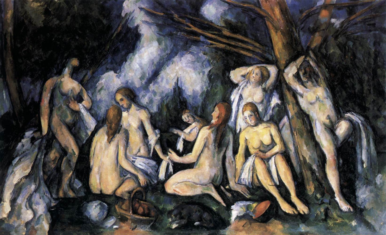 The Large Bathers by CÉZANNE, Paul