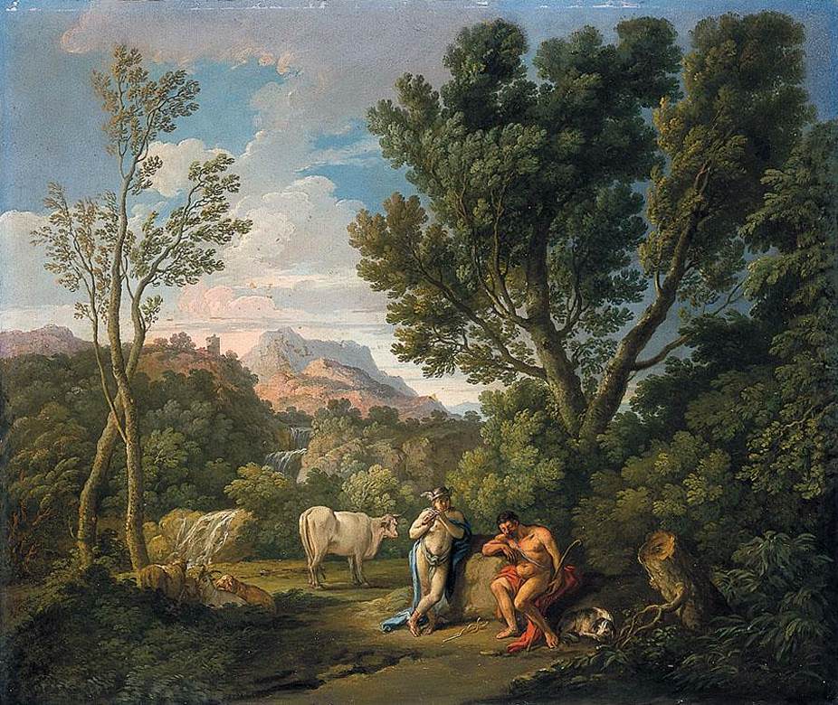 Mercury and Argus by LOCATELLI, Andrea