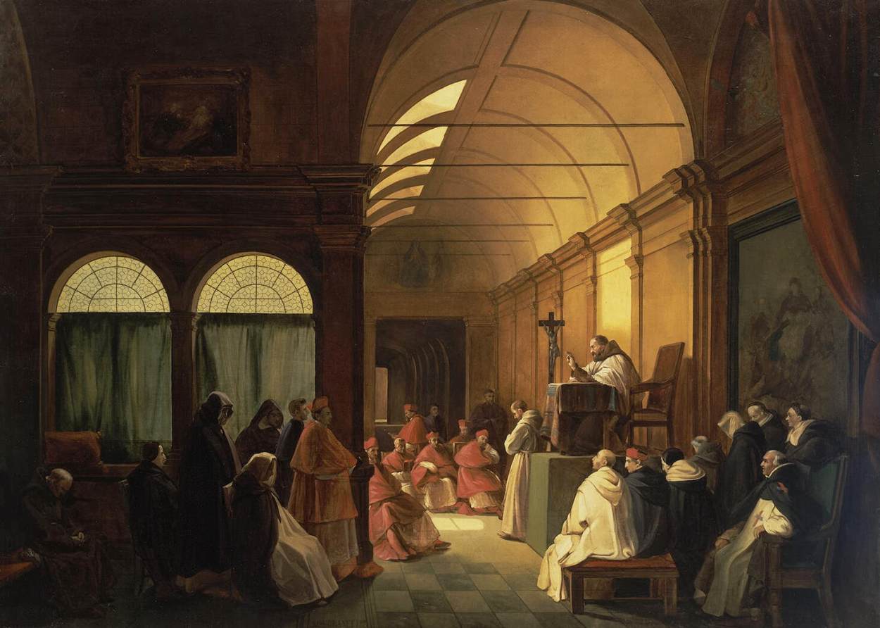 Meeting of the Monastic Chapter by GRANET, François-Marius