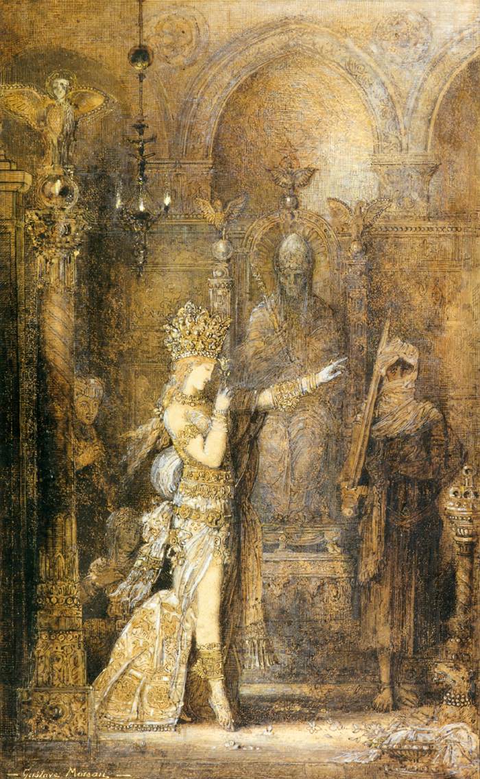 Salome Dancing by MOREAU, Gustave