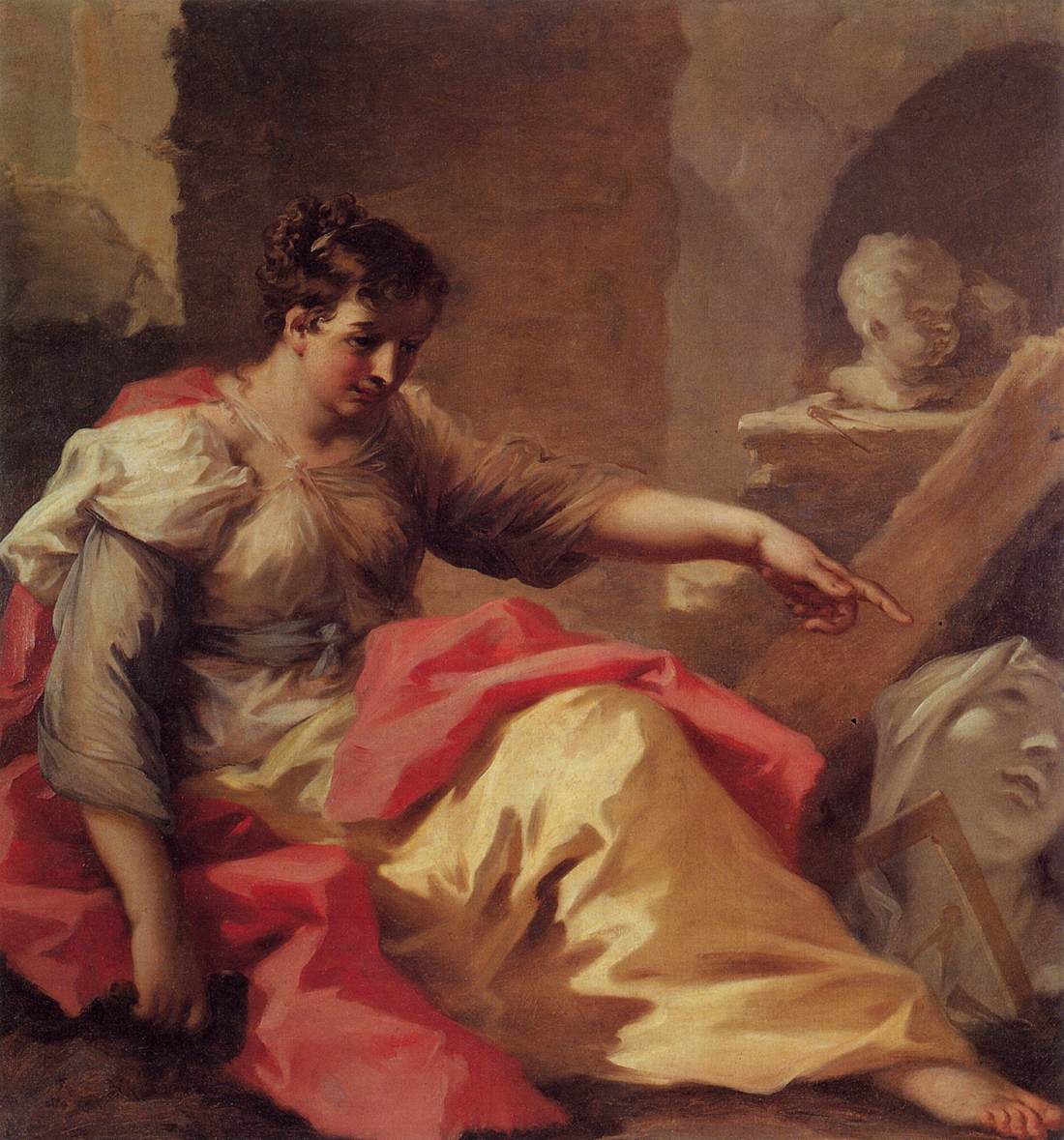 Allegory of Sculpture by PELLEGRINI, Giovanni Antonio