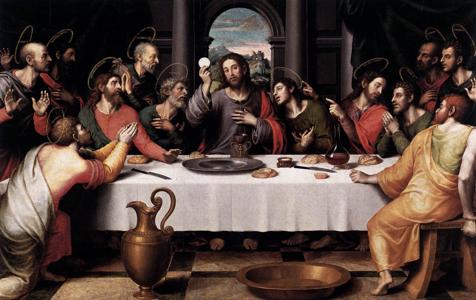 The Last Supper by JUANES, Juan de