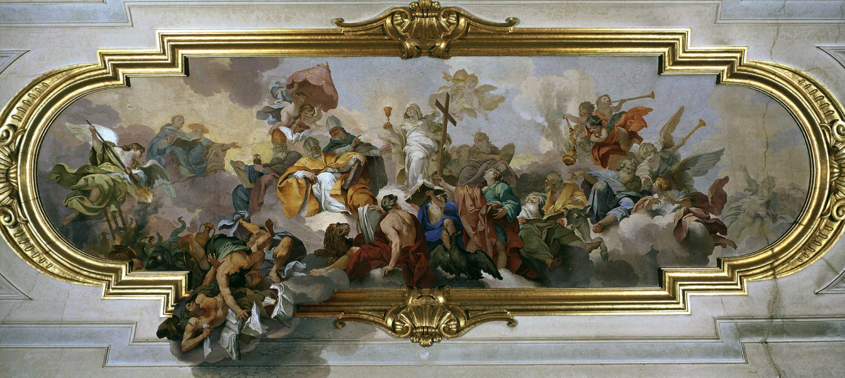 Ceiling decoration by MEUCCI, Vincenzo