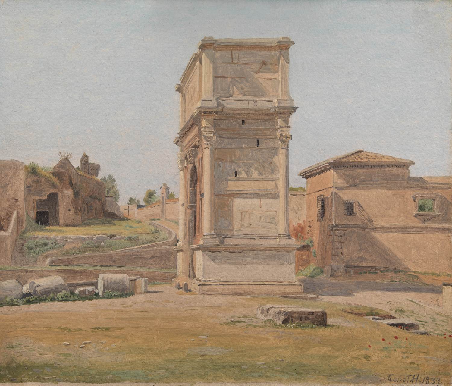 The Arch of Titus in Rome by