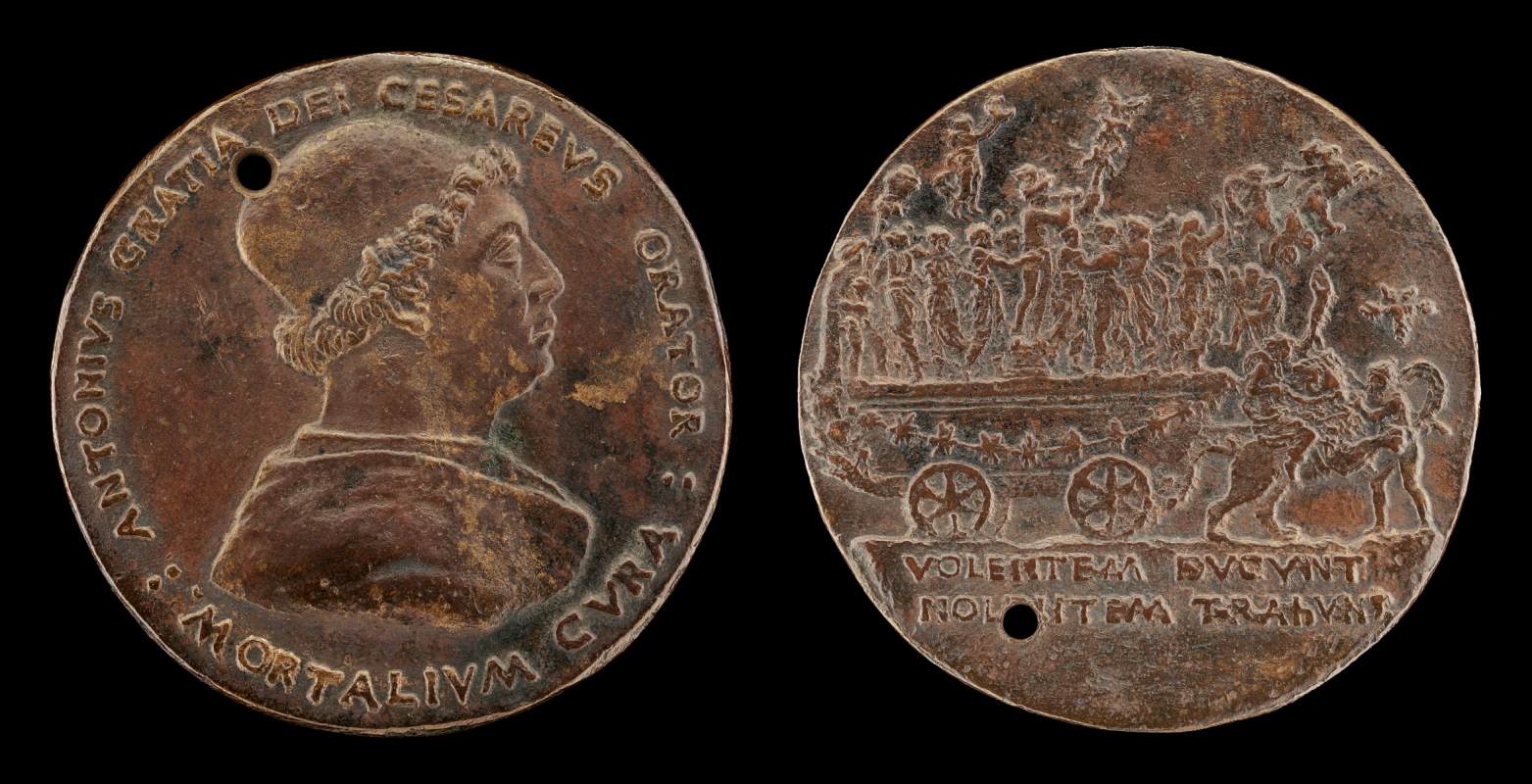 Medal of Antonio Gratiadei by BERTOLDO DI GIOVANNI