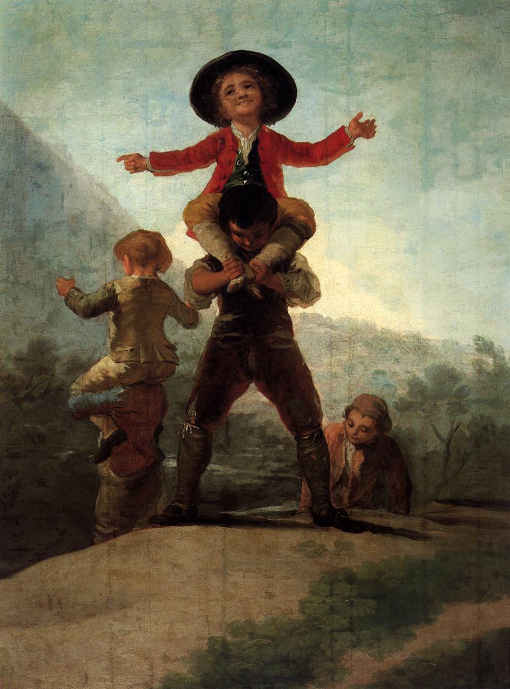 Playing at Giants by GOYA Y LUCIENTES, Francisco de