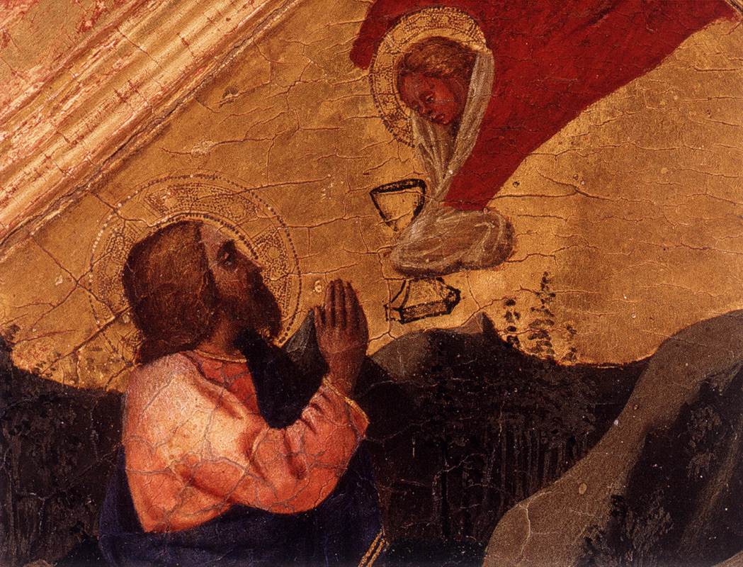 Christ in the Garden of Gethsemane (detail) by MASACCIO