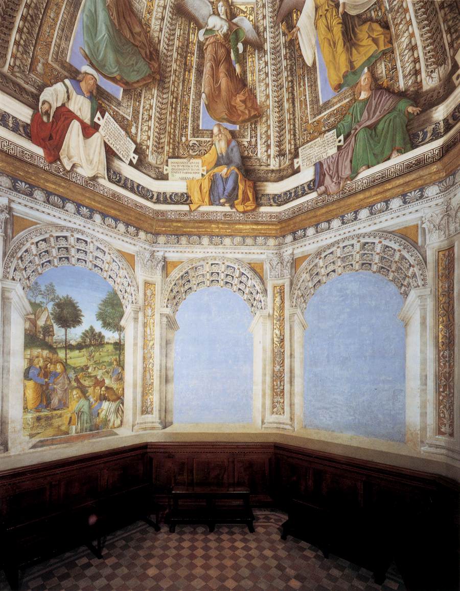 View of the Sacristy of St Mark by MELOZZO DA FORLI