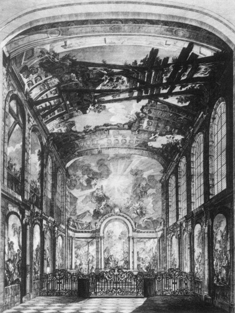 View of the Foundlings' Chapel in Paris by FESSARD, Etienne