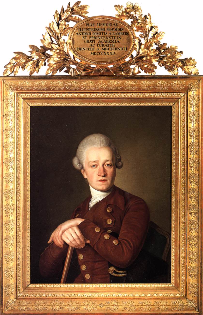 Portrait of Anton Franz de Paula, Count Lamberg-Sprinzenstein by KOLLONITSCH, Christian