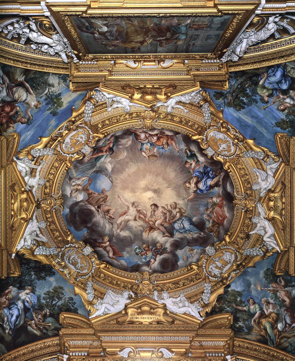 Ceiling painting by CORTONA, Pietro da