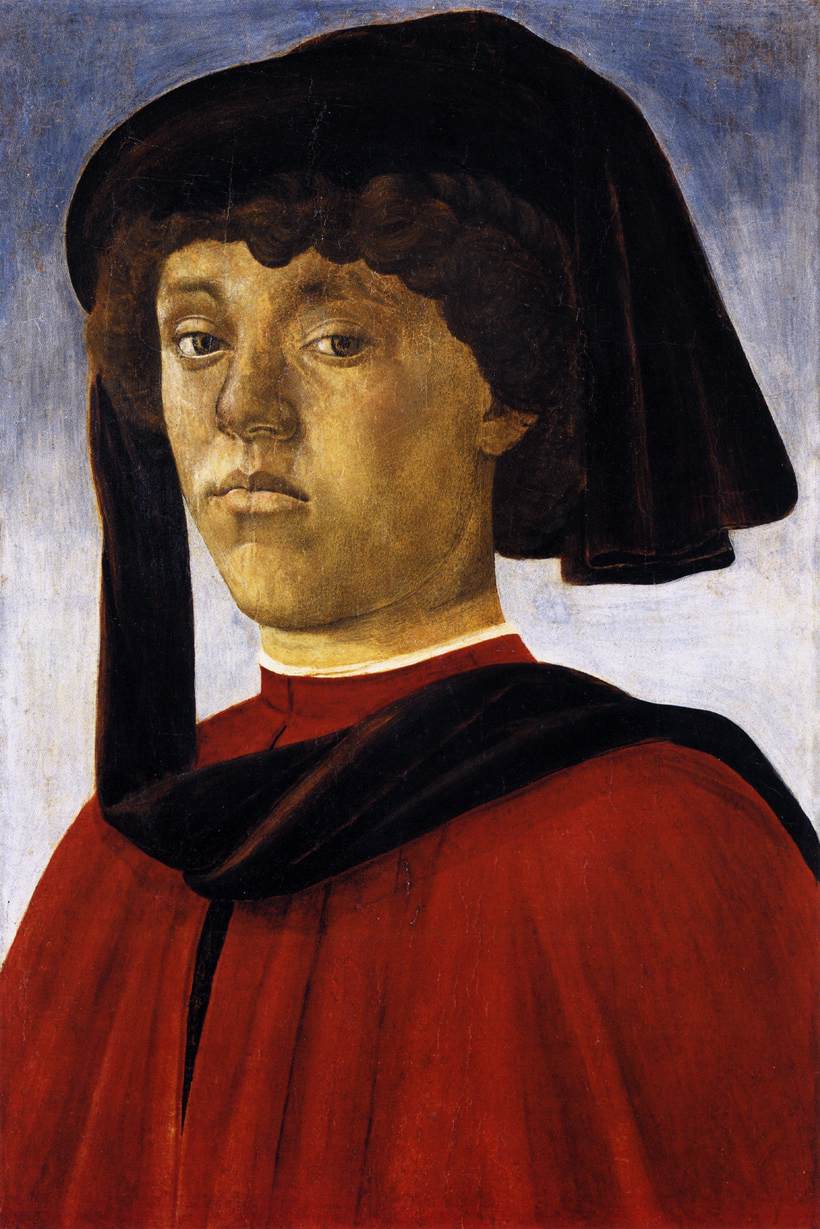 Portrait of a Young Man by BOTTICELLI, Sandro