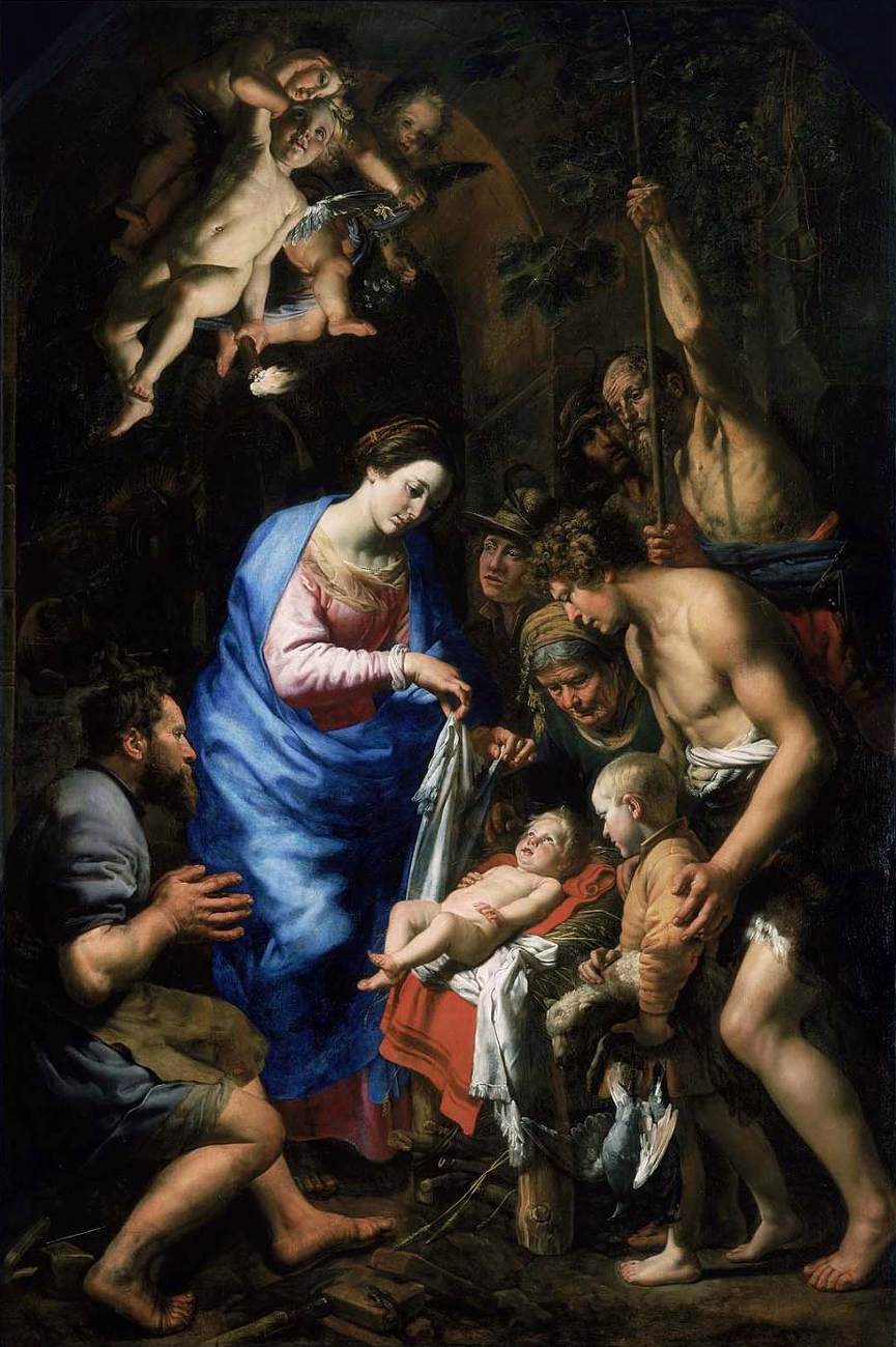 Adoration of the Shepherds by LOON, Theodoor, van