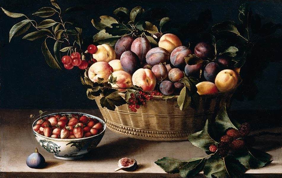 Still-Life with a Basket of Fruit by MOILLON, Louise