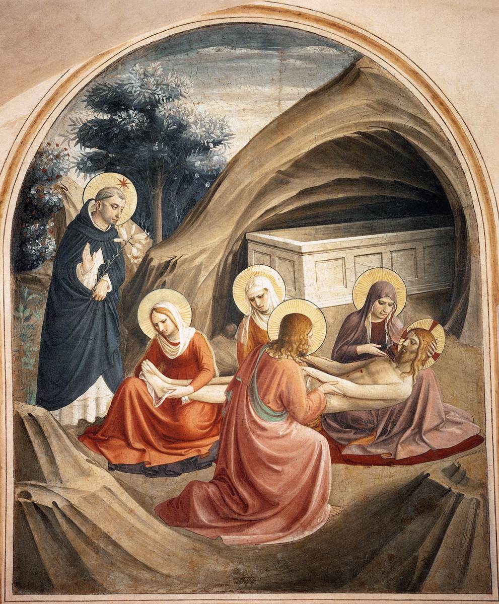 Lamentation over Christ (Cell 2) by ANGELICO, Fra