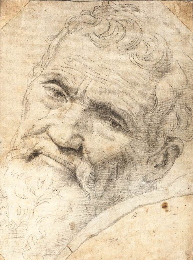 Portrait of Michelangelo by DANIELE da Volterra