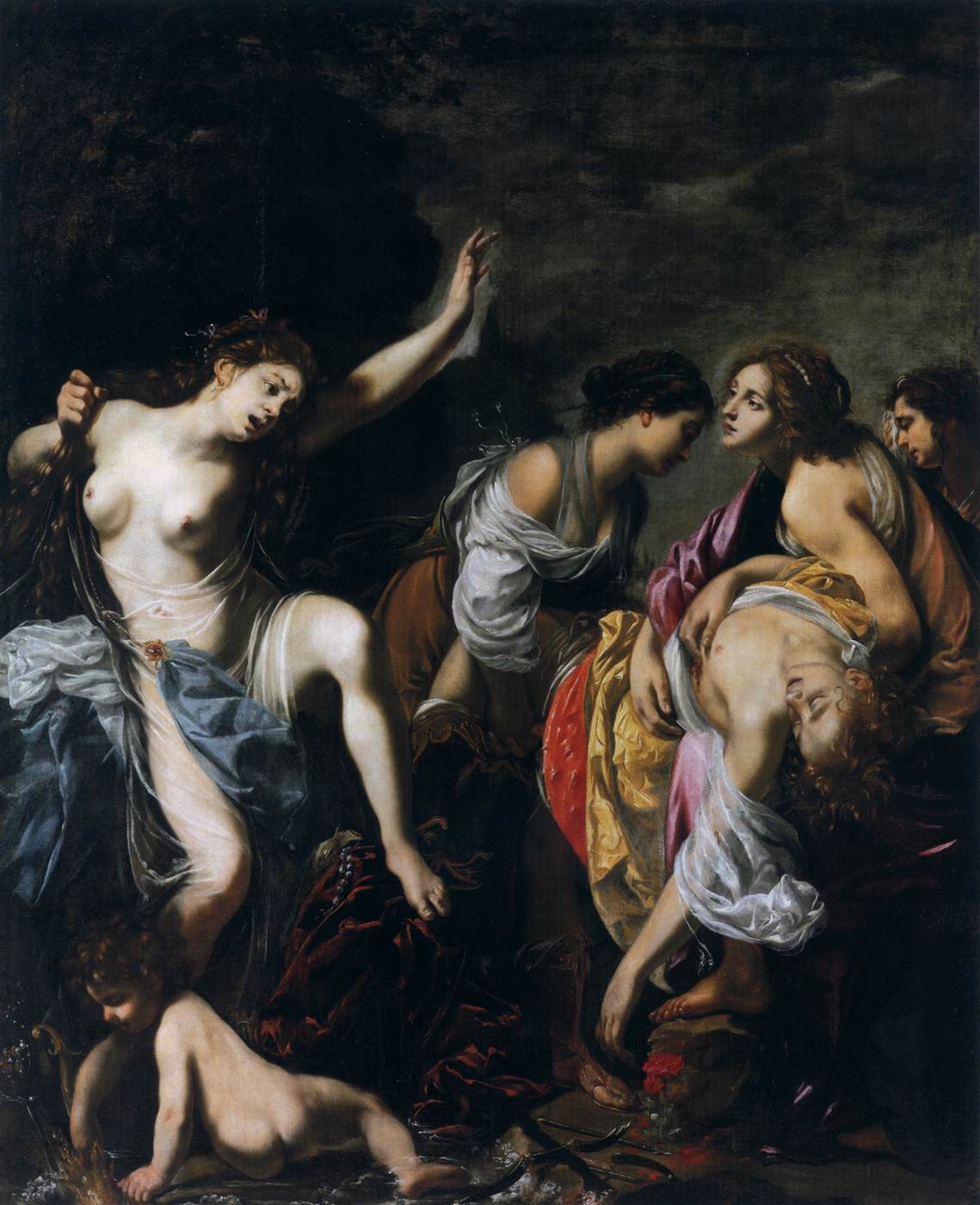 Venus Mourning the Death of Adonis by FURINI, Francesco