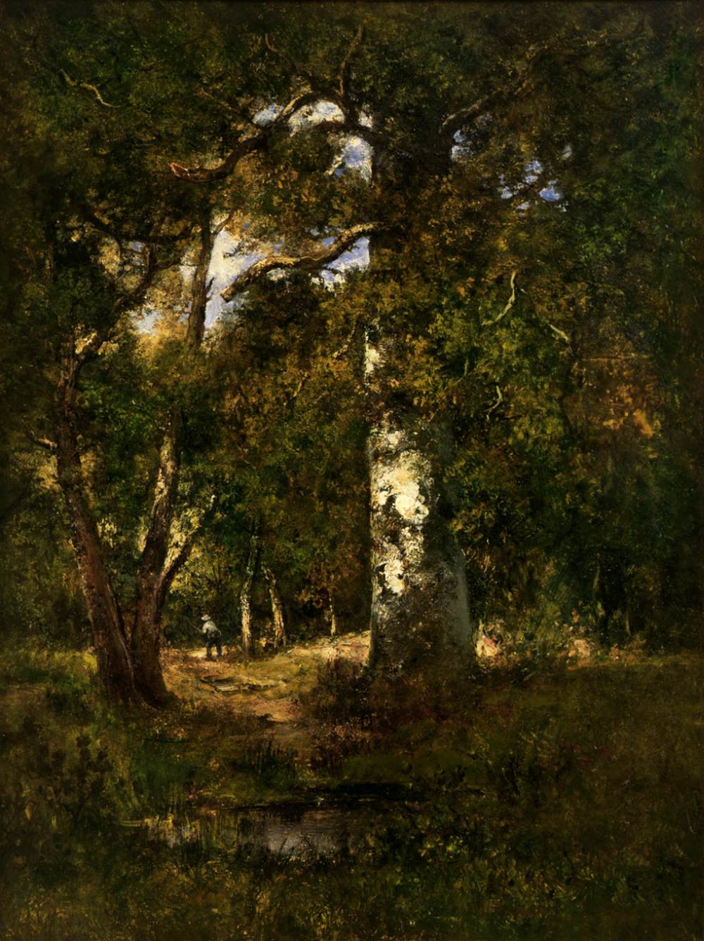 Forest Scene by DIAZ DE LA PEÑA, Narcisse Virgile