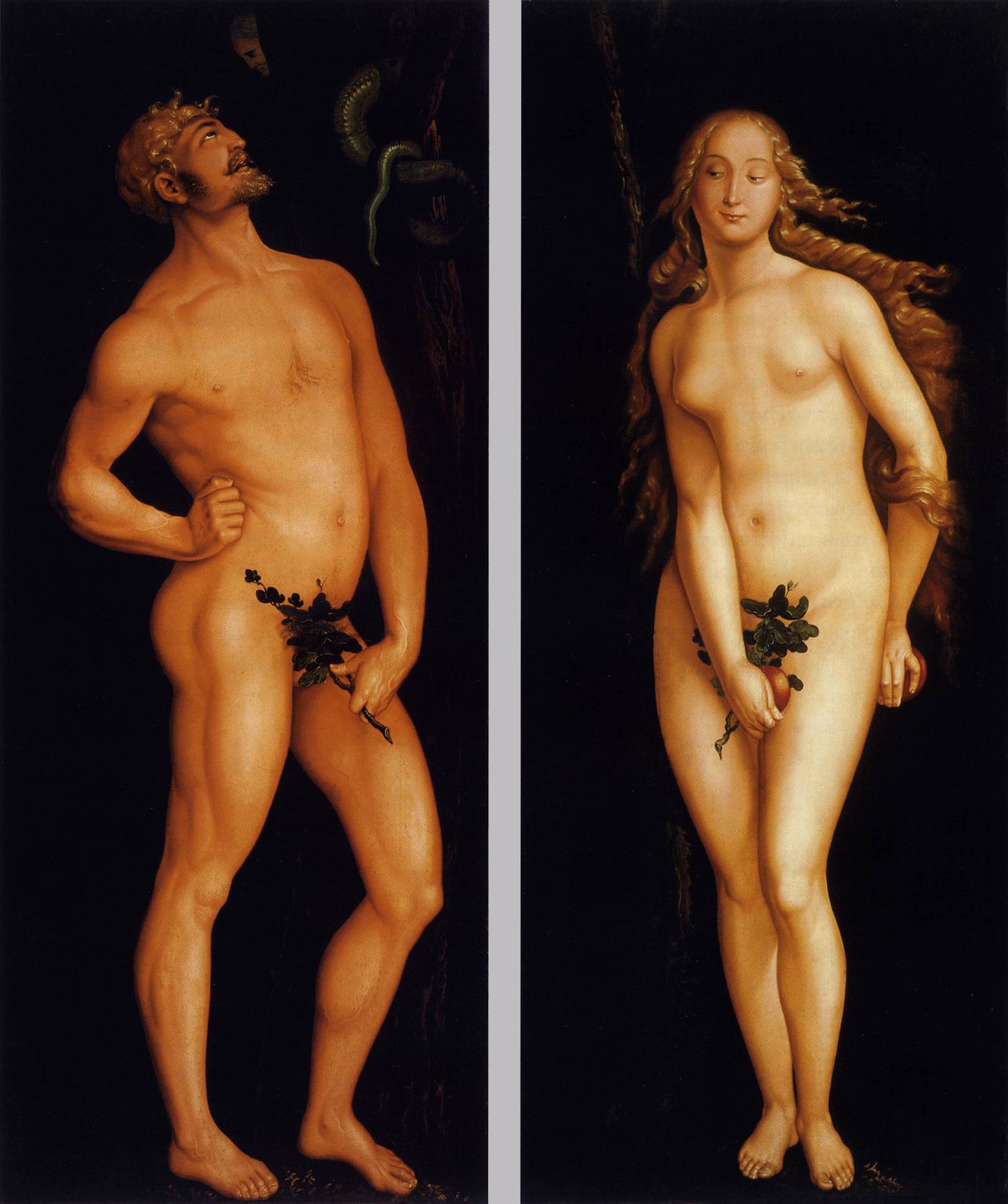 Adam and Eve by BALDUNG GRIEN, Hans