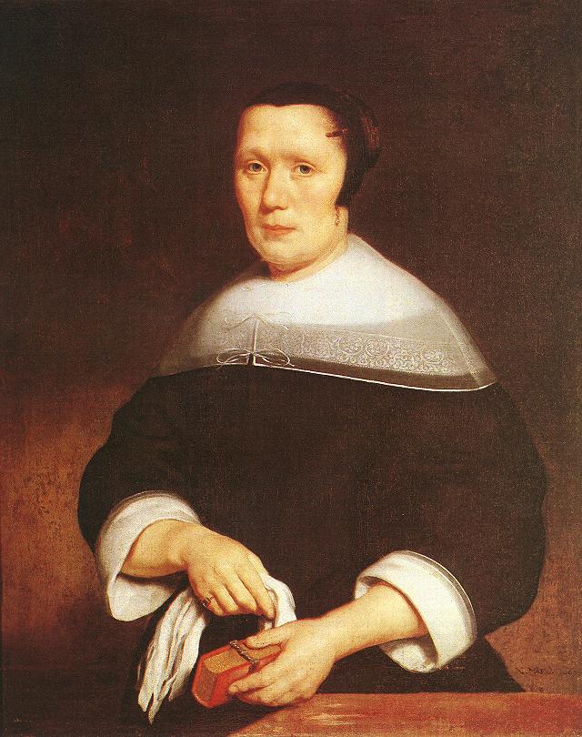 Portrait of a Woman by MAES, Nicolaes