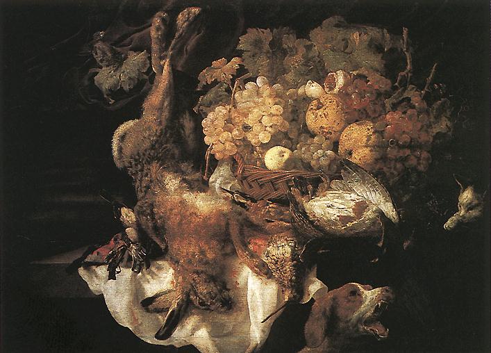 Still-life with Dog and Cat by