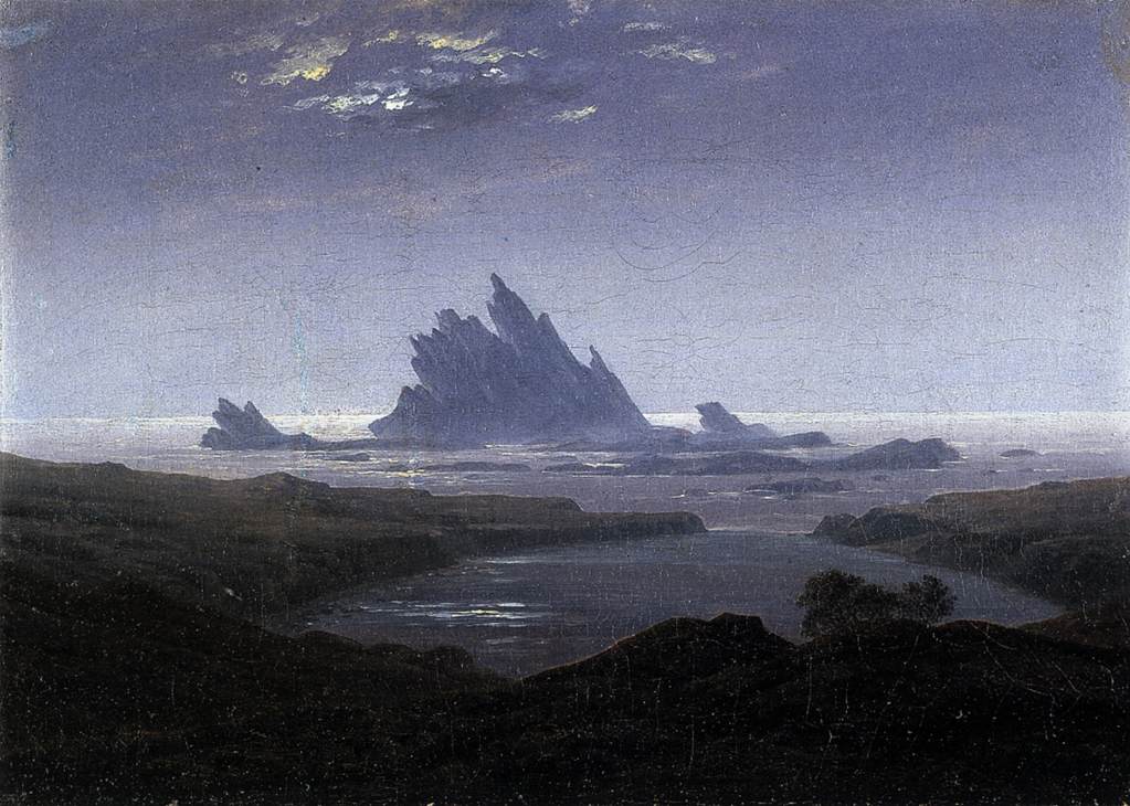 Rocky Reef on the Sea Shore by FRIEDRICH, Caspar David