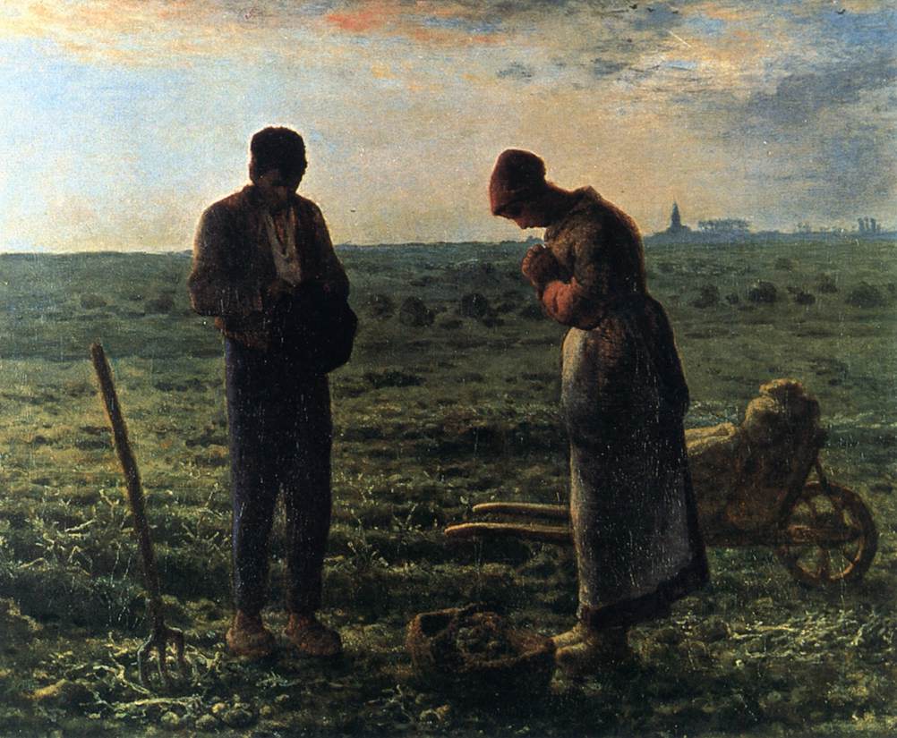 The Angelus by MILLET, Jean-François