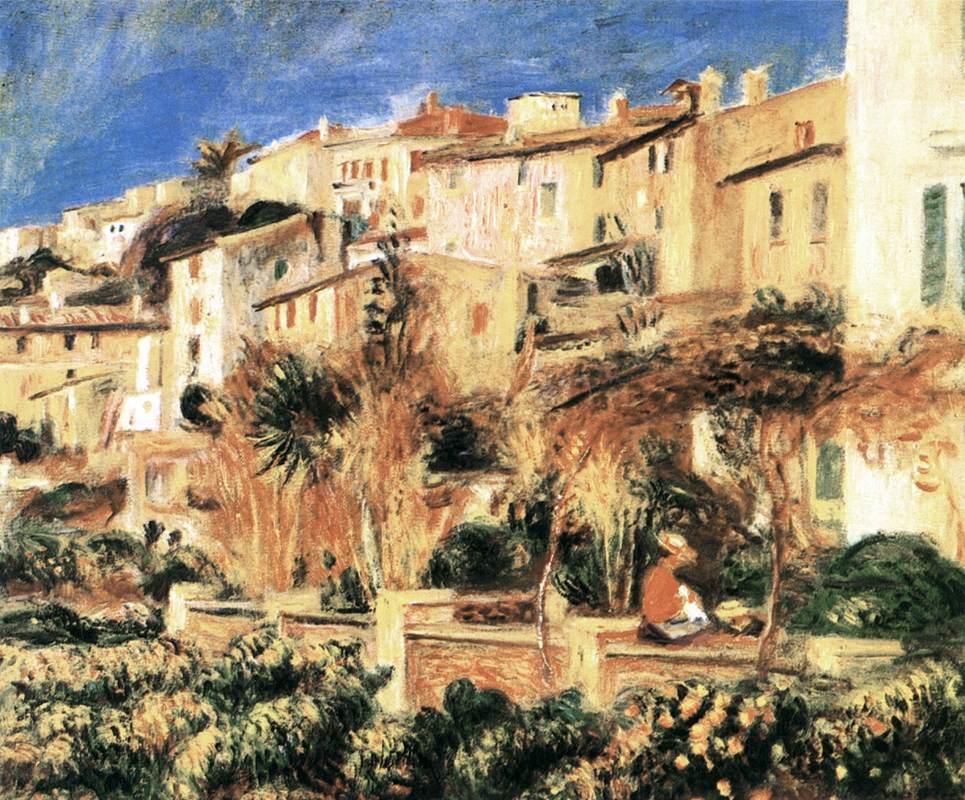 Terrace at Cagnes by RENOIR, Pierre-Auguste