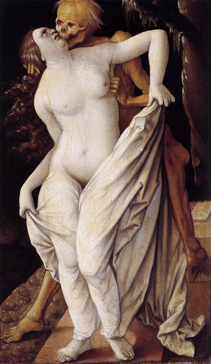 Death and the Maiden by BALDUNG GRIEN, Hans