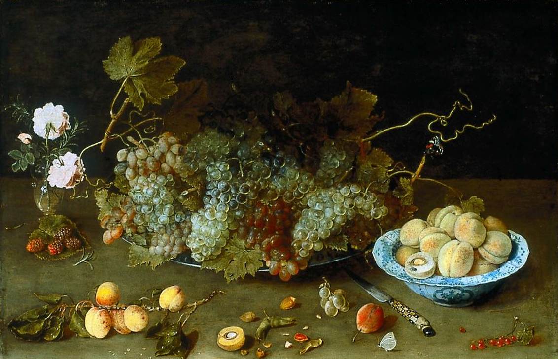 Still-Life with Grapes on a Platter by SOREAU, Isaak