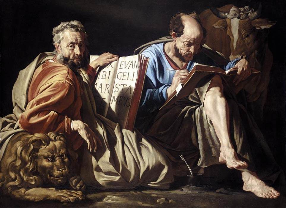 The Evangelists St Mark and St Luke by STOM, Matthias